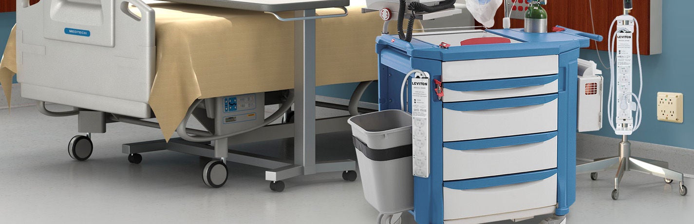 Múltiples de alimentación de grado médico en tarjetas de choque y postes IV