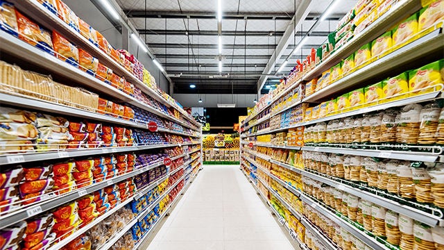 Iluminación LED para productos secos