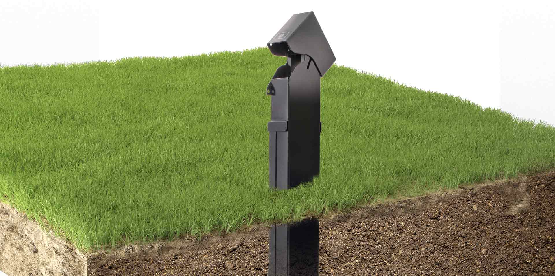 Pedestal de entierro directo