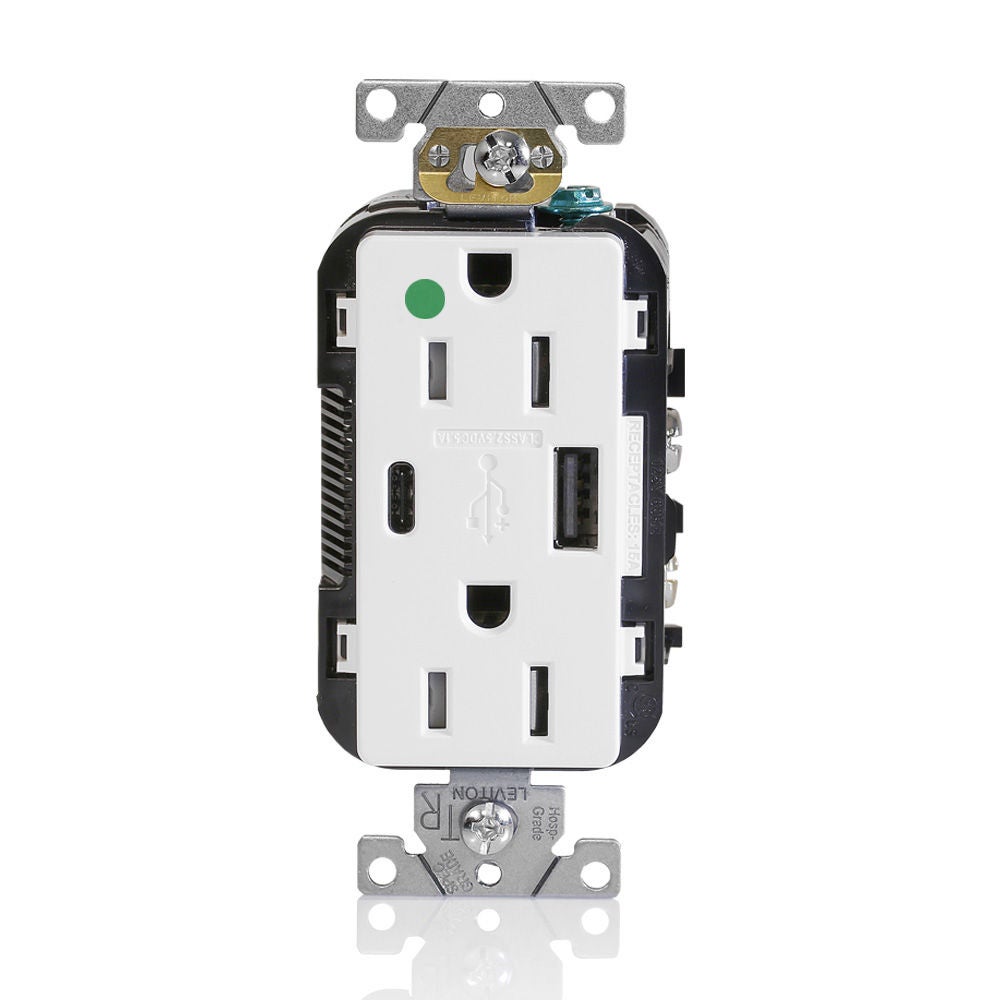 Receptáculo USB de grado hospitalario