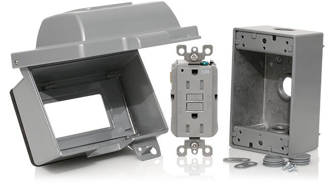 Cubierta, caja y receptáculo IUM1H-KBG