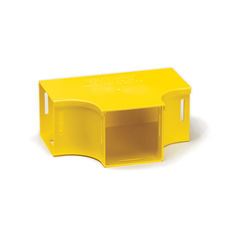 Conexiones en T horizontales de canalización de fibra