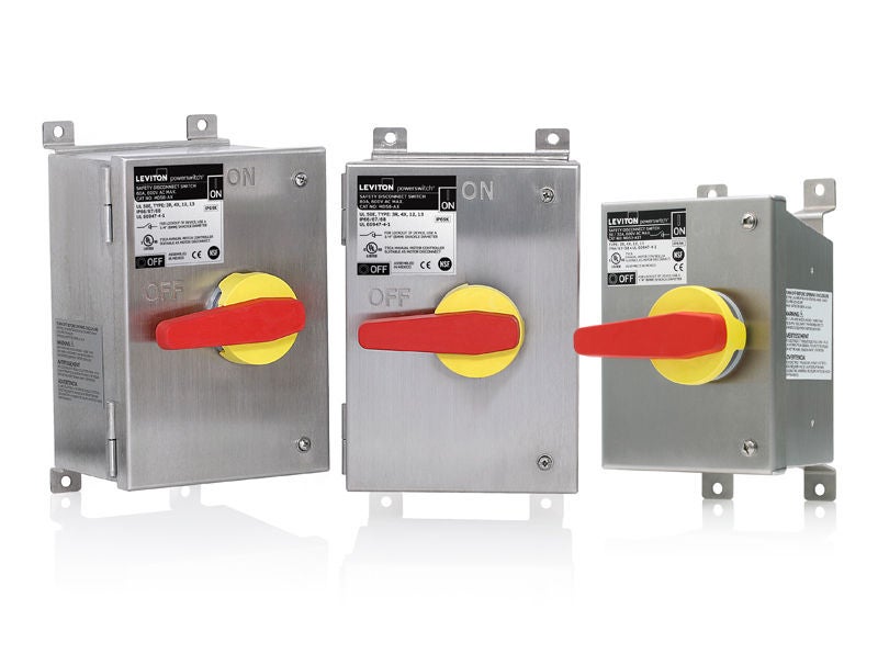 Interruptores de desconexión de acero inoxidable