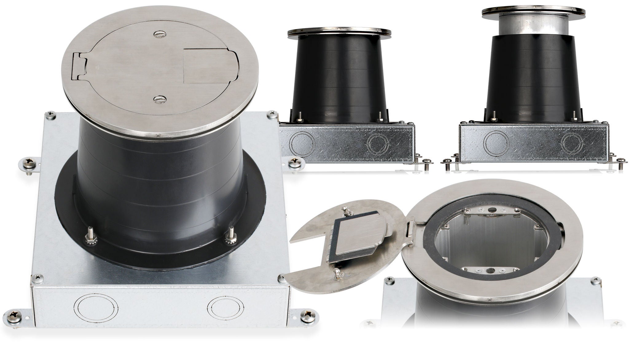 Acero para caja de piso de concreto - Detalles