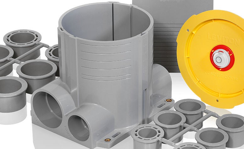 Caja para piso de concreto - Sistema de caja